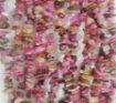 Pink  Tourmaline chips beads